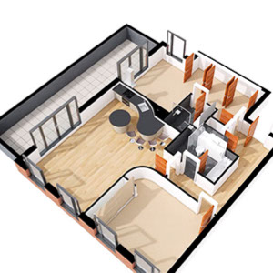 360 Rotating floorplans