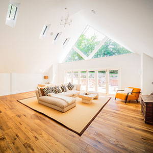 A stylish interior
