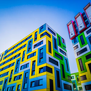 Colourful house in Southend
