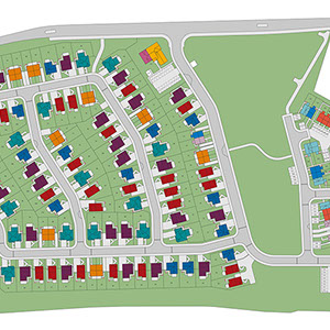 Extra large 2D site plan