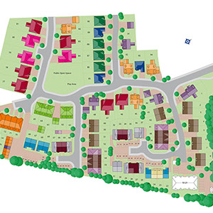 Large 2D development plan