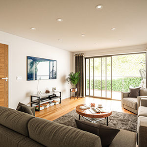 3D visualisation of a Malmaison style bathroom