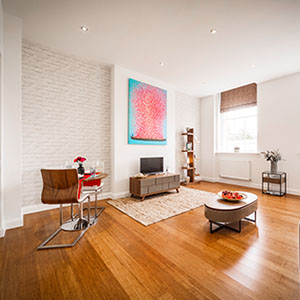 Living room at Tabor House
