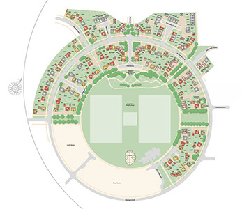 Round development site plan