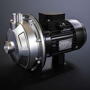 Water pump 3D product visualisation