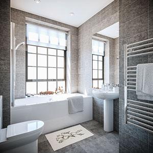 3D bathroom for Saint Paul's Chambers