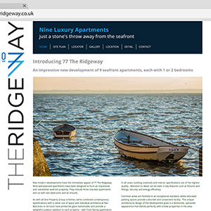 Website design for RVE Construction